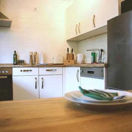 Studio-apartment Mit Garten, Parkplatz & Kueche 아파트 오펜부르크